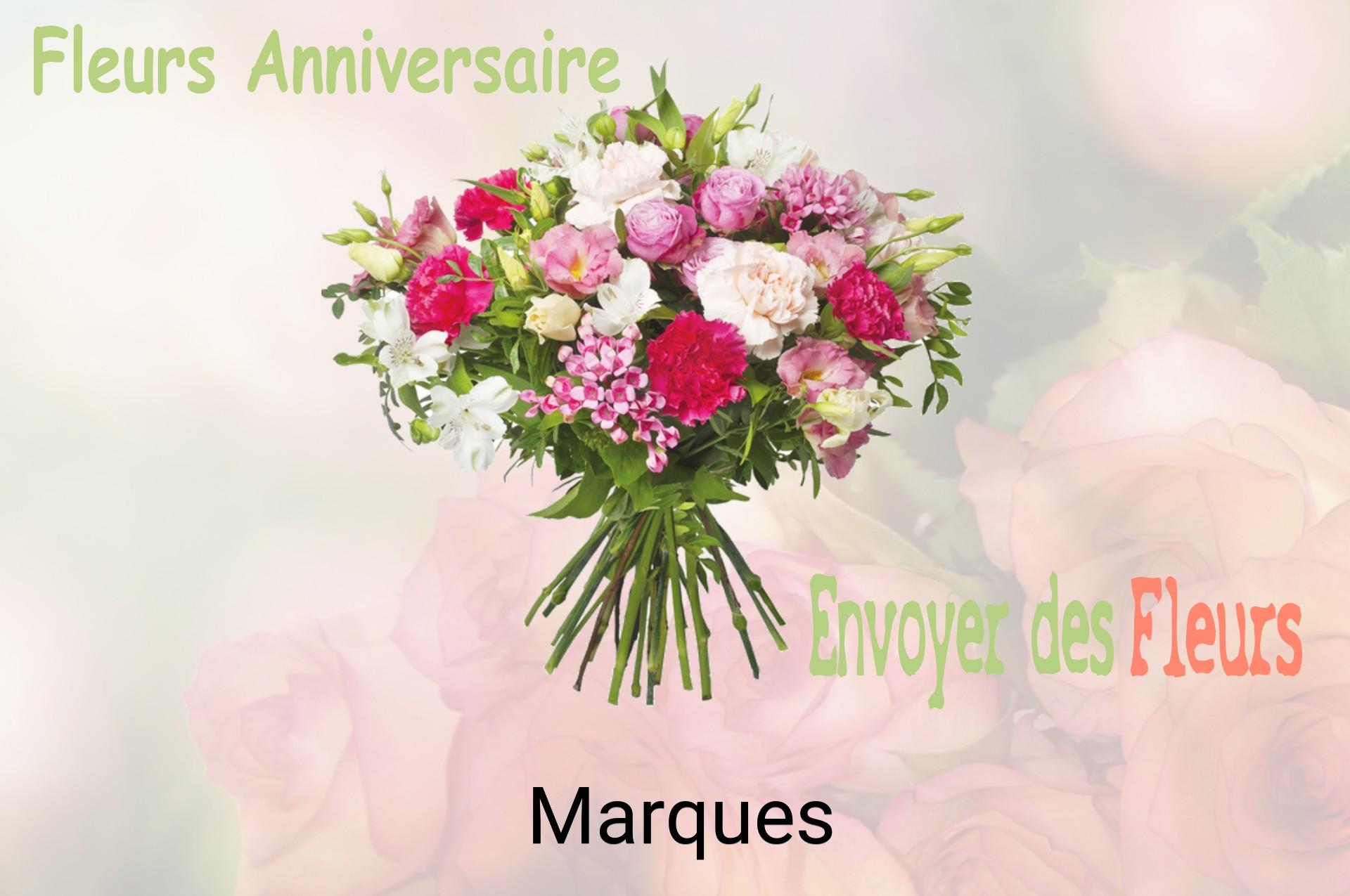 Bouquet de fleurs d’anniversaire livré à Marques